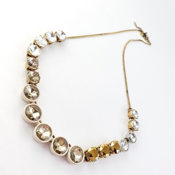 J. Crew Necklace Brulee Mixed Stones - Picture 6 of 16